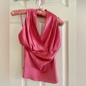 Express Pink Silk Blouse 👚